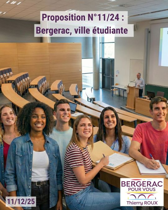 Thierry Roux: Bergerac, ville étudiante