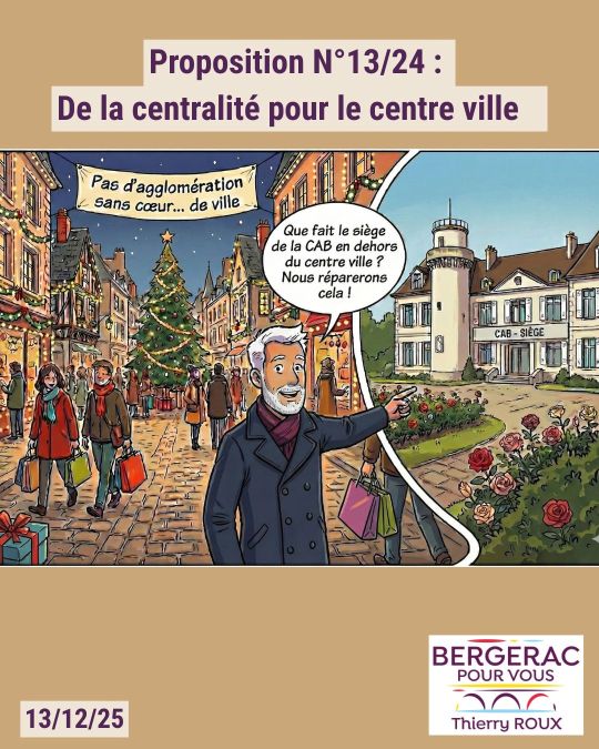 Thierry Roux: redynamiser le centre ville