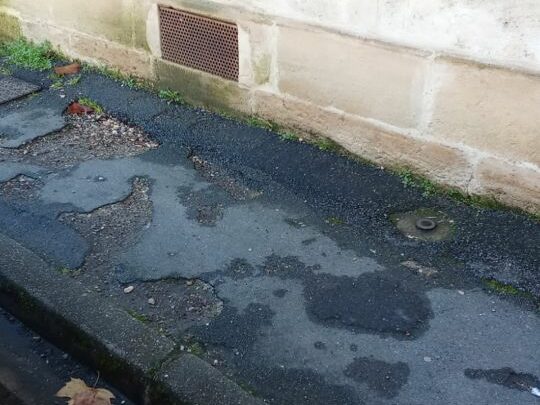 Thierry Roux: Rénover les trottoirs à Bergerac